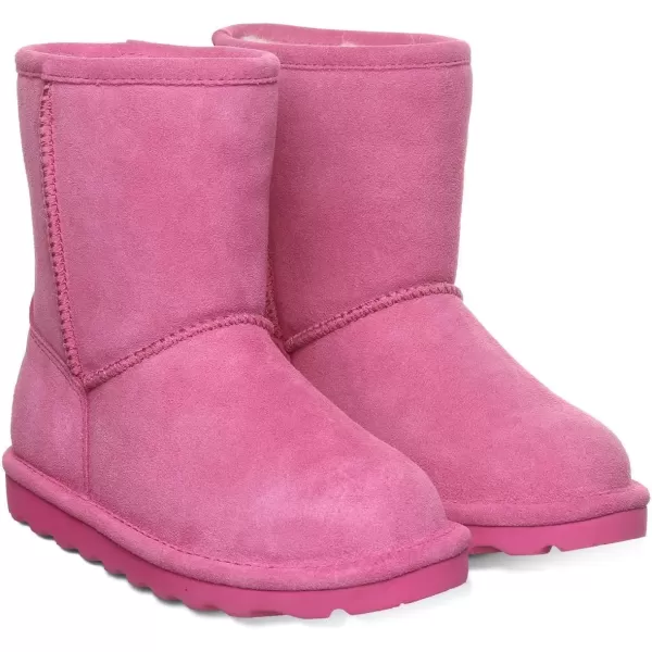 imageBEARPAW Elle Youth Multiple Colors  Youths Boot Classic Suede  Youths Slip On Boot  Comfortable Winter BootParty Pink