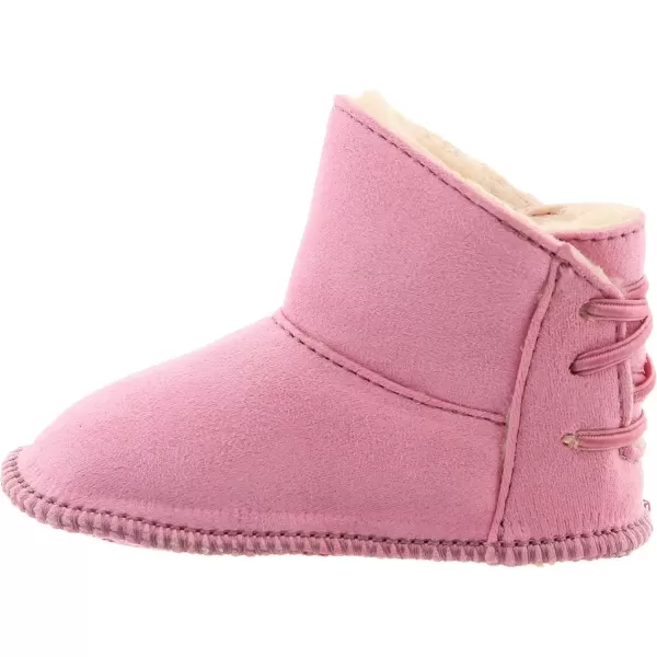 imageBEARPAW Kaylee Babies Boots Multiple Colors  Babies Boot Classic Suede  Babies Slip On Boot  Comfortable Winter BootPink