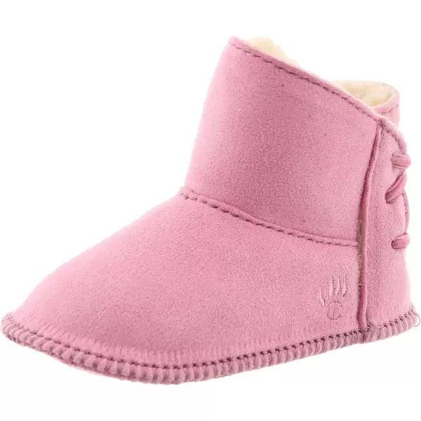 imageBEARPAW Kaylee Babies Boots Multiple Colors  Babies Boot Classic Suede  Babies Slip On Boot  Comfortable Winter BootPink