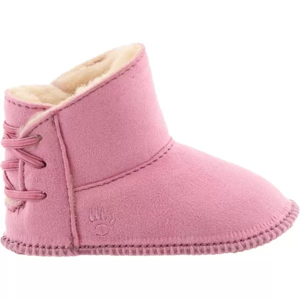 imageBEARPAW Kaylee Babies Boots Multiple Colors  Babies Boot Classic Suede  Babies Slip On Boot  Comfortable Winter BootPink