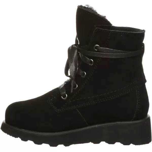 imageBEARPAW Krista Youth Multiple Colors  Youth s Boot Classic Suede  Youth s Slip On Boot  Comfortable Winter BootBlack Ii
