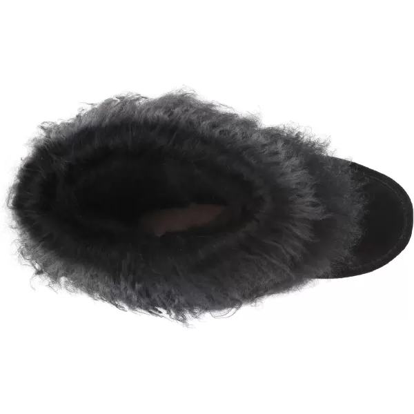 imageBEARPAW Youth Boo Multiple Colors  Youth Slip On Boot  Youths Boot Classic Suede  Comfortable Winter BootBlack