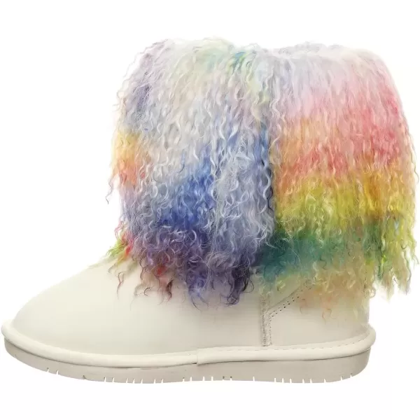 imageBEARPAW Youth Boo Multiple Colors  Youth Slip On Boot  Youths Boot Classic Suede  Comfortable Winter BootBlack Multi