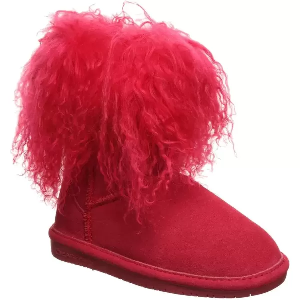 imageBEARPAW Youth Boo Multiple Colors  Youth Slip On Boot  Youths Boot Classic Suede  Comfortable Winter BootElectric Pink