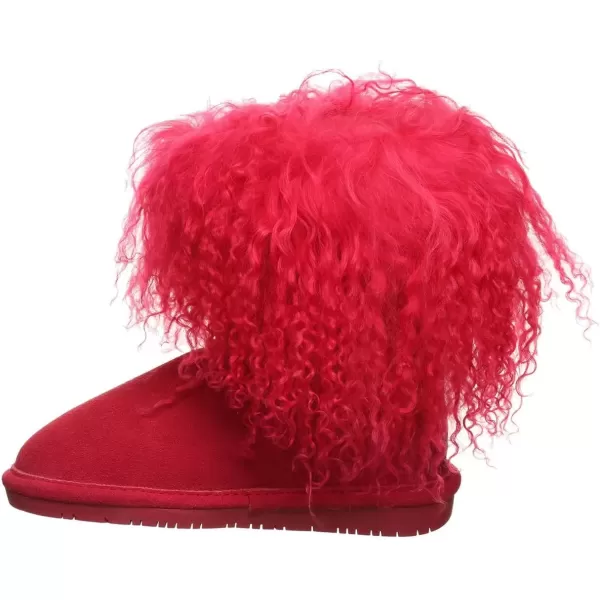 imageBEARPAW Youth Boo Multiple Colors  Youth Slip On Boot  Youths Boot Classic Suede  Comfortable Winter BootElectric Pink