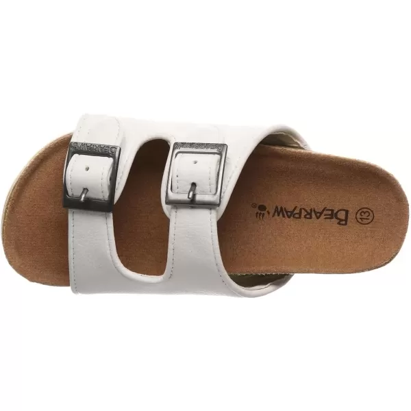 imageBEARPAW Youth Brooklyn Multiple Colors  Youths Sandal  Kids Shoe  Comfortable ampamp LightweightWhite
