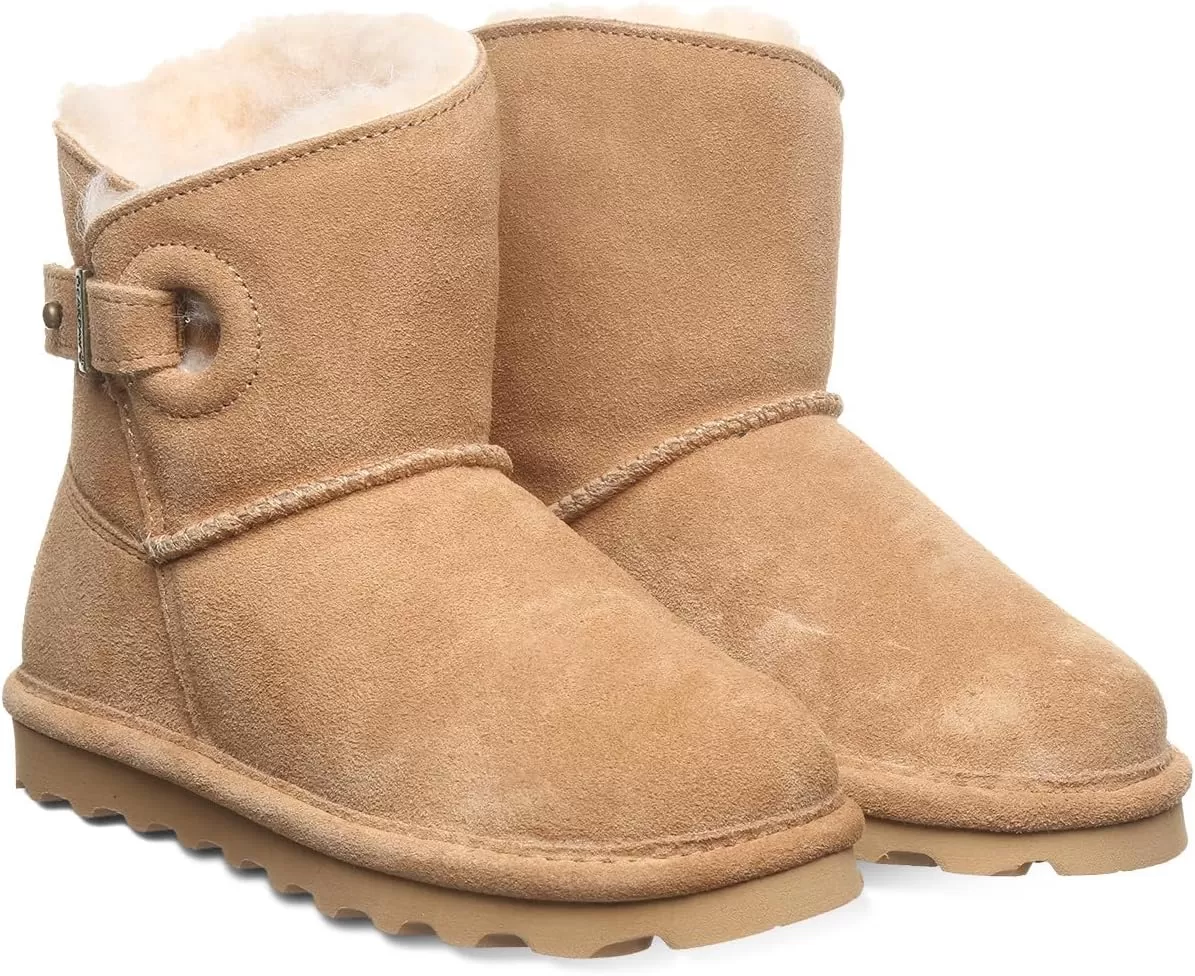 imageBEARPAW Isabelle Youth  Youths Boot Classic Suede  Youths Pull On Boot  Comfortable Winter Boot