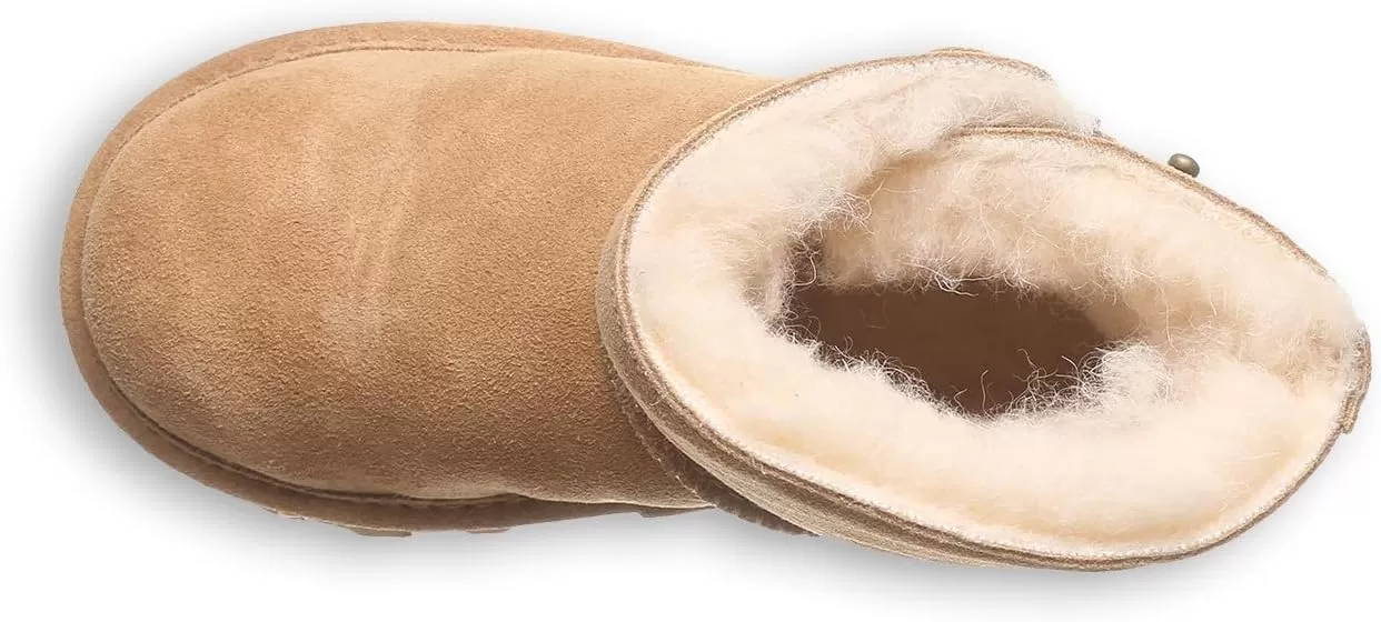 imageBEARPAW Isabelle Youth  Youths Boot Classic Suede  Youths Pull On Boot  Comfortable Winter Boot