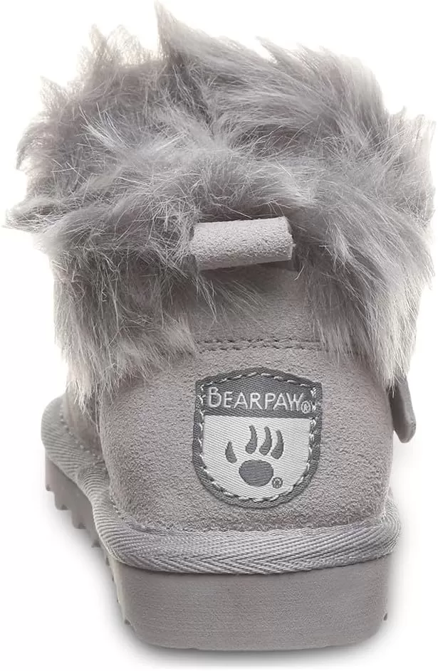 imageBEARPAW Jasmine Toddler  Toddlers Boot Classic Suede  Kids Slip On Boot  Comfortable Winter Boot