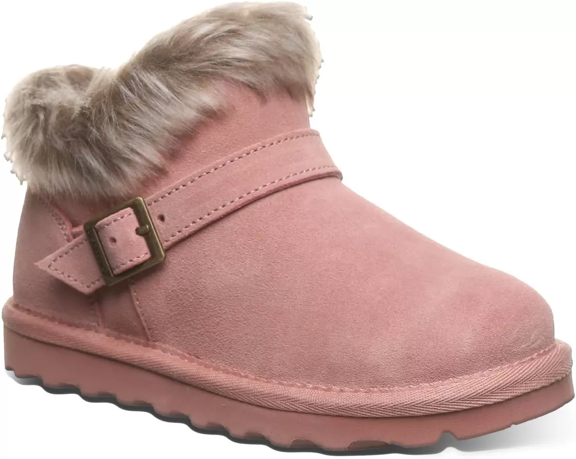 imageBEARPAW Jasmine Youth  Youths Ankle Boot  Youths Slip On Boot  Comfortable Winter Boot