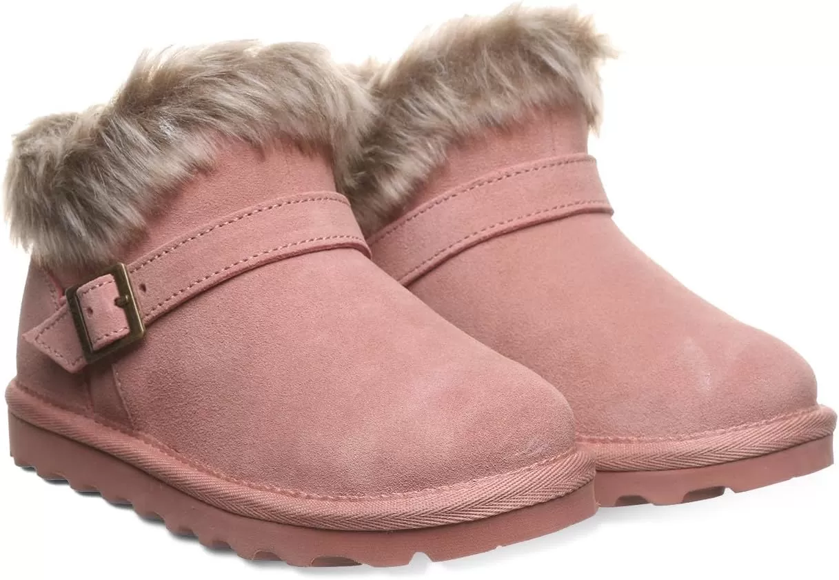 imageBEARPAW Jasmine Youth  Youths Ankle Boot  Youths Slip On Boot  Comfortable Winter Boot