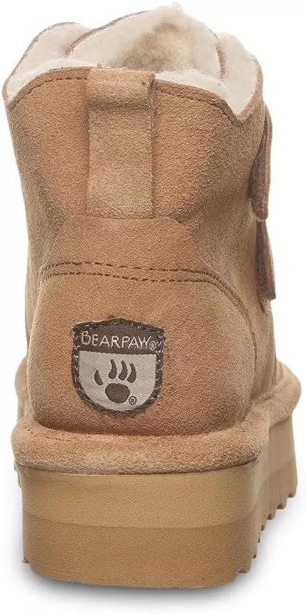 imageBEARPAW Retro Larisa Youth Boot  Youths Boot Classic Suede  Youths Pull On Boot  Comfortable Winter Boot