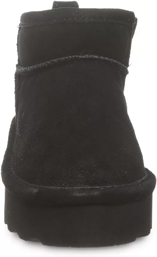 imageBEARPAW Retro Shorty Youth Boot  Youths Ankle Boot  Youths Slip On Boot  Comfortable Winter BootBlack Ii
