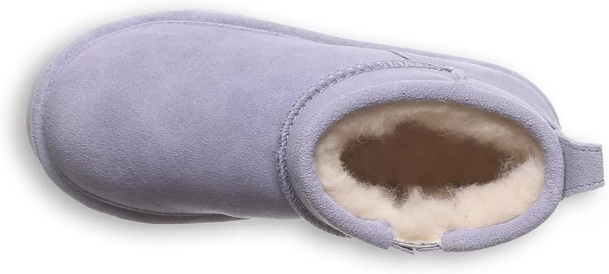 imageBEARPAW Retro Shorty Youth Boot  Youths Ankle Boot  Youths Slip On Boot  Comfortable Winter BootPersian Violet