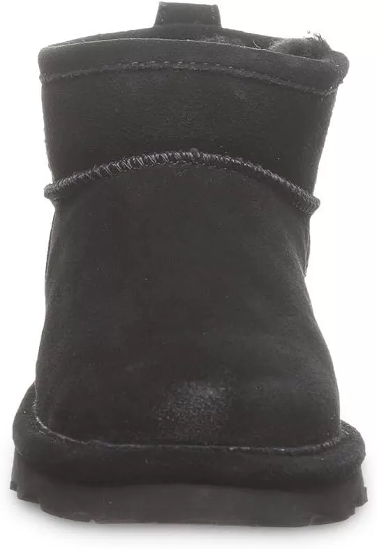 imageBEARPAW Shorty Youth Boot  Youths Ankle Boot  Youths Slip On Boot  Comfortable Winter Boot  Multiple Colors ampamp SizesBlack