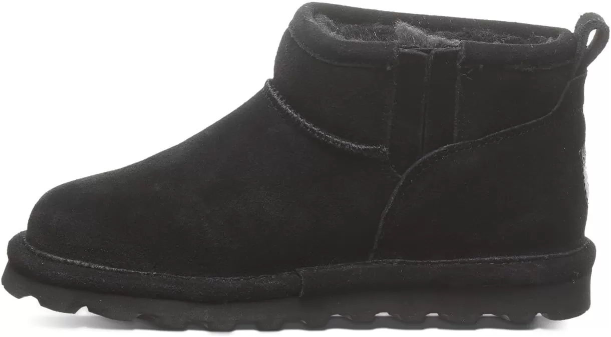 imageBEARPAW Shorty Youth Boot  Youths Ankle Boot  Youths Slip On Boot  Comfortable Winter Boot  Multiple Colors ampamp SizesBlack