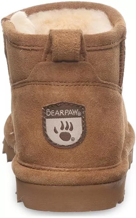 imageBEARPAW Shorty Youth Boot  Youths Ankle Boot  Youths Slip On Boot  Comfortable Winter Boot  Multiple Colors ampamp SizesHickory