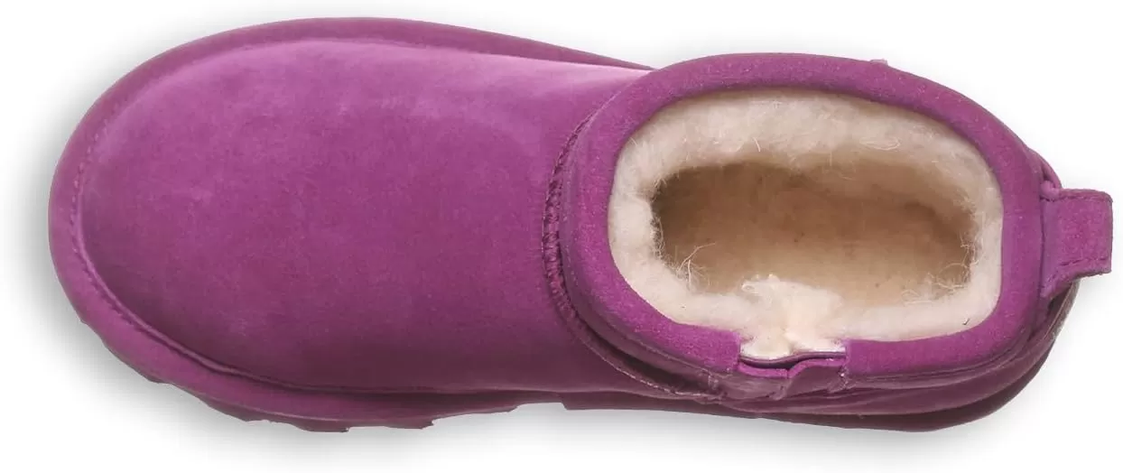 imageBEARPAW Shorty Youth Boot  Youths Ankle Boot  Youths Slip On Boot  Comfortable Winter Boot  Multiple Colors ampamp SizesHypnotic Violet