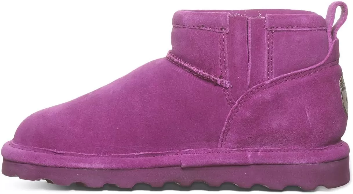 imageBEARPAW Shorty Youth Boot  Youths Ankle Boot  Youths Slip On Boot  Comfortable Winter Boot  Multiple Colors ampamp SizesHypnotic Violet