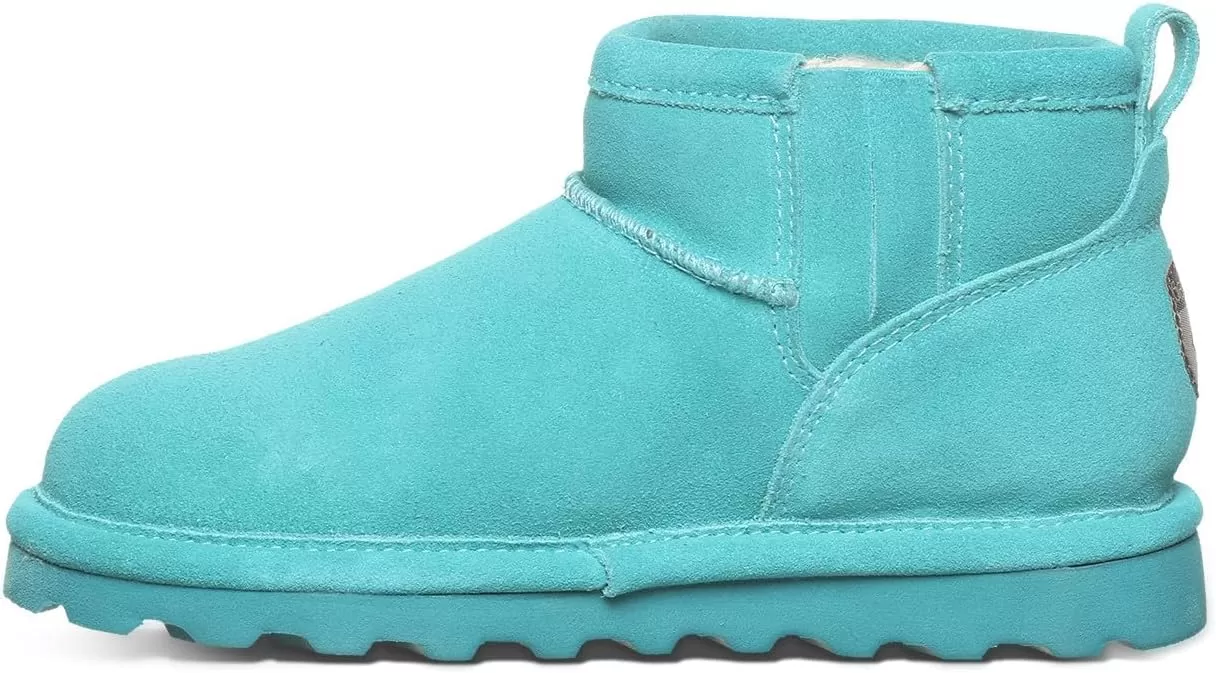 imageBEARPAW Shorty Youth Boot  Youths Ankle Boot  Youths Slip On Boot  Comfortable Winter Boot  Multiple Colors ampamp SizesLiquid Turquoise