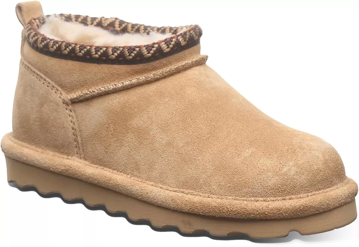 imageBEARPAW Super Shorty Deco Youth Multiple Colors  Womens Ankle Boot  Womens Slip On Boot  Comfortable Winter Boot