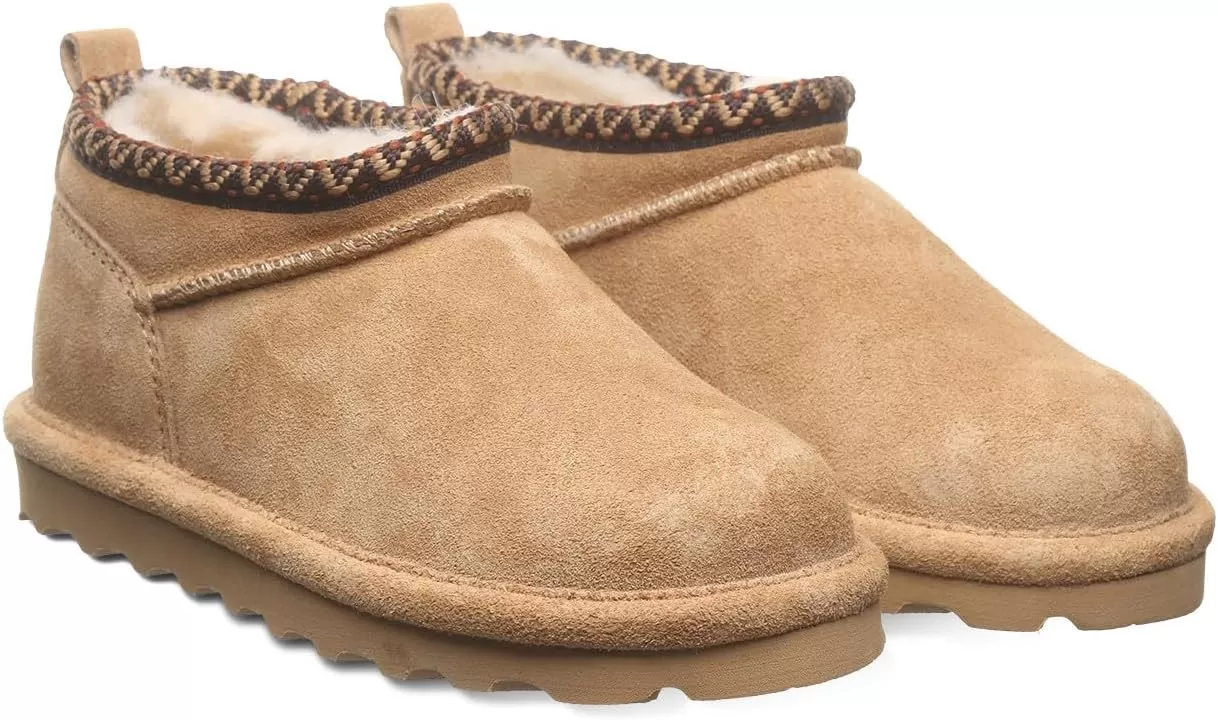 imageBEARPAW Super Shorty Deco Youth Multiple Colors  Womens Ankle Boot  Womens Slip On Boot  Comfortable Winter Boot