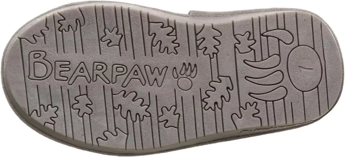 imageBEARPAW Toddler Betsey Girls Multiple Colors  Toddlers Boot Classic Suede  Kids Slip On Boot  Comfortable Winter BootGray Fog
