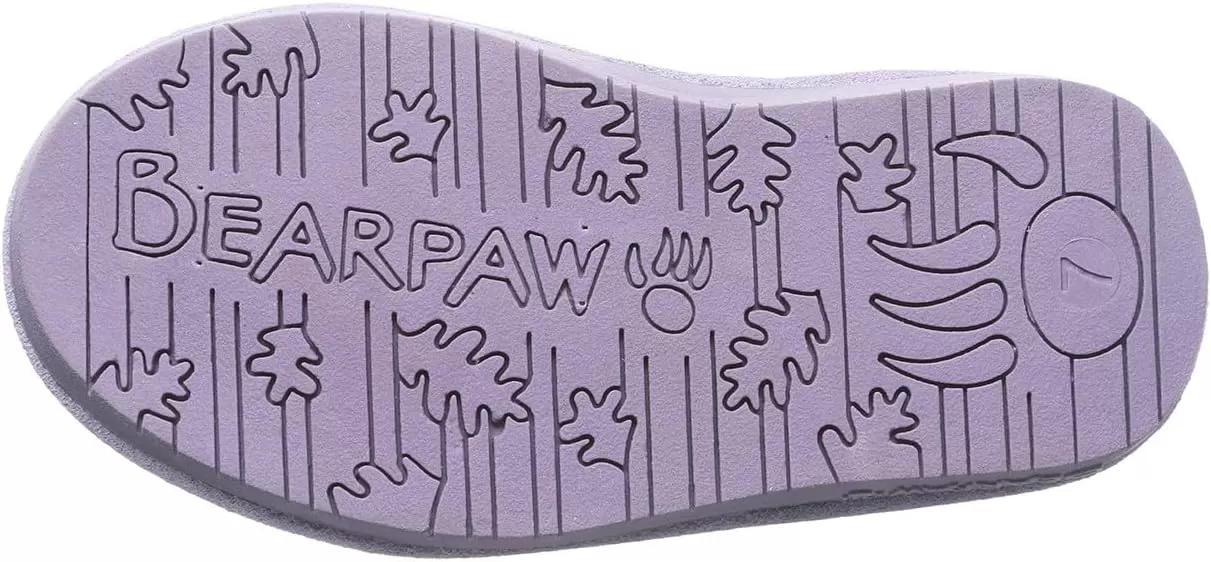 imageBEARPAW Toddler Betsey Girls Multiple Colors  Toddlers Boot Classic Suede  Kids Slip On Boot  Comfortable Winter BootWisteria