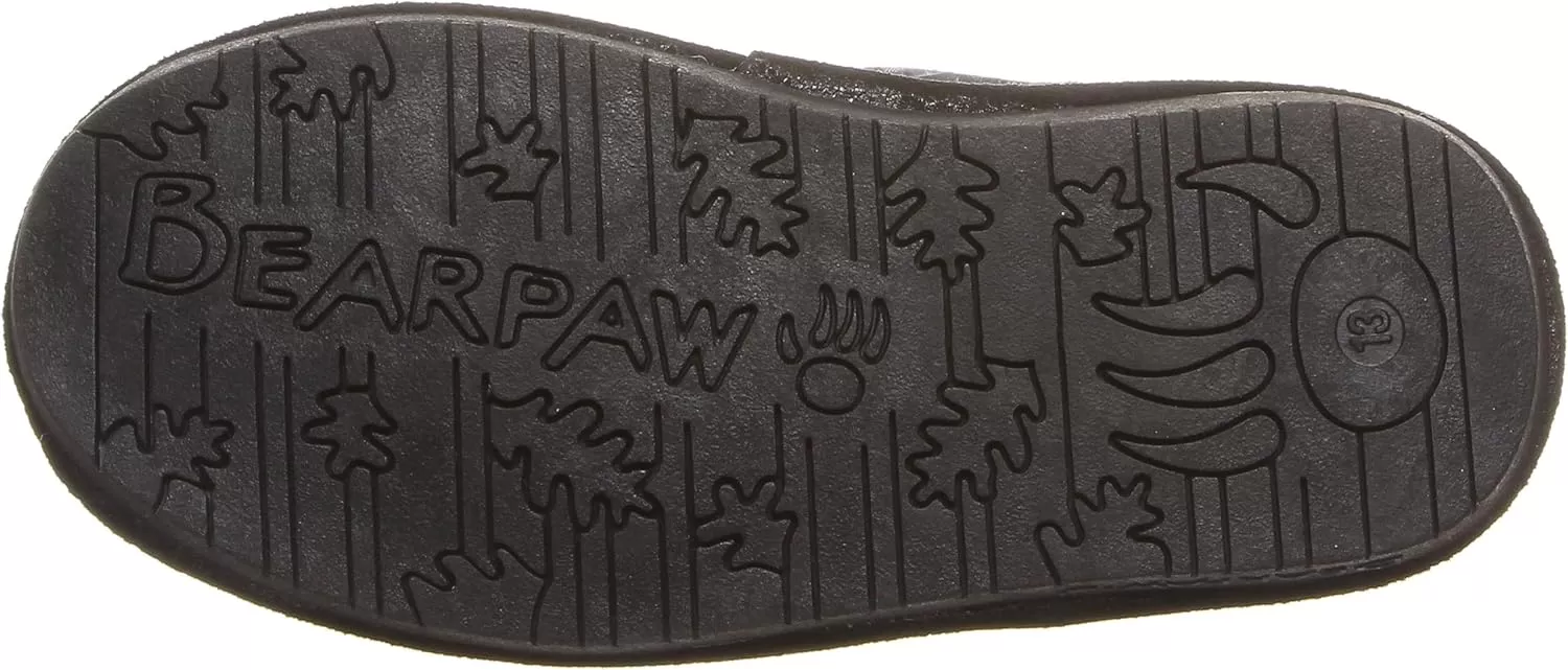 imageBEARPAW Youth Boshie Multiple Colors  Youths Boot Classic Suede  Kids Slip On Boot  Comfortable Winter BootBlack Ii
