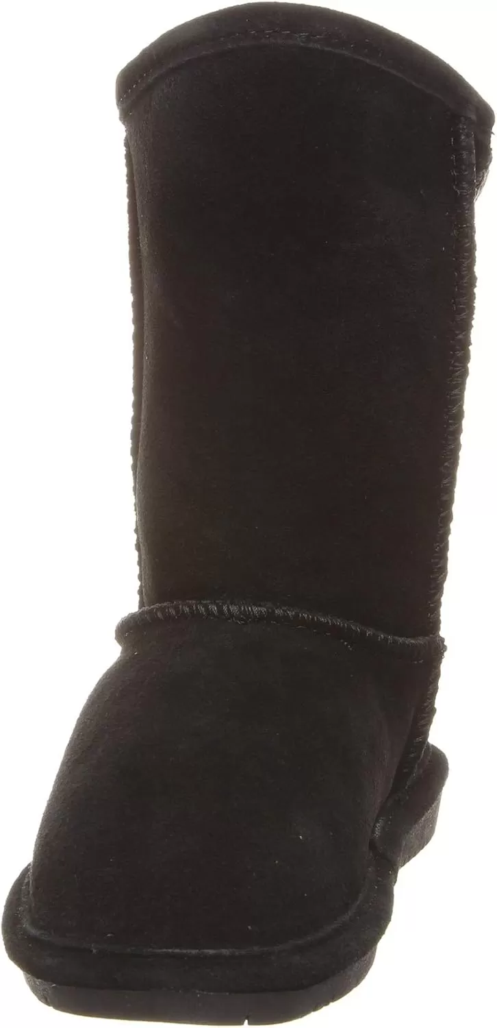 imageBEARPAW Youth Boshie Multiple Colors  Youths Boot Classic Suede  Kids Slip On Boot  Comfortable Winter BootBlack Ii