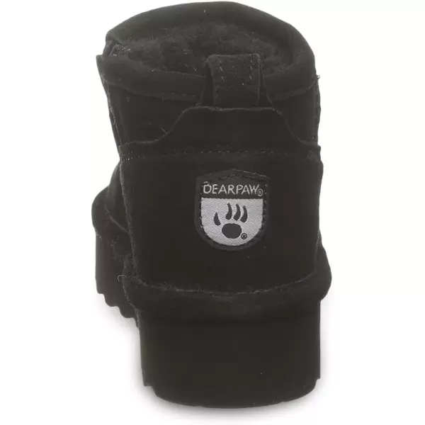 imageBEARPAW Retro Shorty Youth Boot  Youths Ankle Boot  Youths Slip On Boot  Comfortable Winter BootBlack Ii