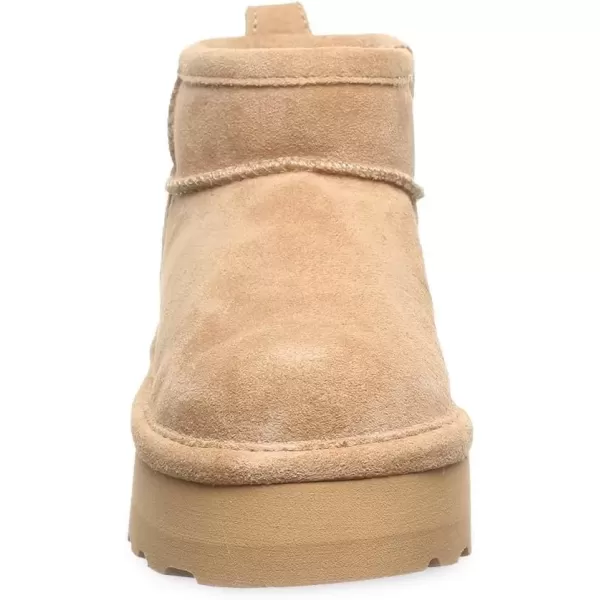 imageBEARPAW Retro Shorty Youth Boot  Youths Ankle Boot  Youths Slip On Boot  Comfortable Winter BootIced Coffee Solid