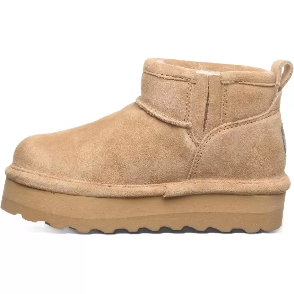 imageBEARPAW Retro Shorty Youth Boot  Youths Ankle Boot  Youths Slip On Boot  Comfortable Winter BootIced Coffee Solid