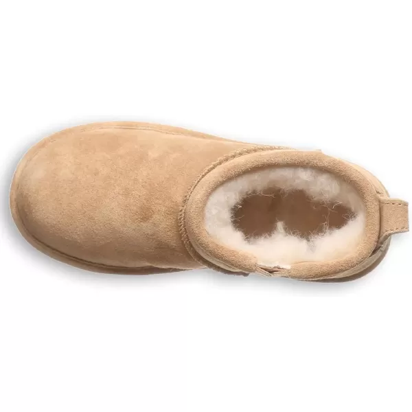 imageBEARPAW Retro Shorty Youth Boot  Youths Ankle Boot  Youths Slip On Boot  Comfortable Winter BootIced Coffee Solid