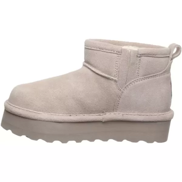 imageBEARPAW Retro Shorty Youth Boot  Youths Ankle Boot  Youths Slip On Boot  Comfortable Winter BootMushroom