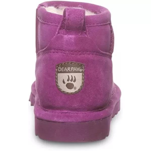 imageBEARPAW Shorty Youth Boot  Youths Ankle Boot  Youths Slip On Boot  Comfortable Winter Boot  Multiple Colors ampamp SizesHypnotic Violet