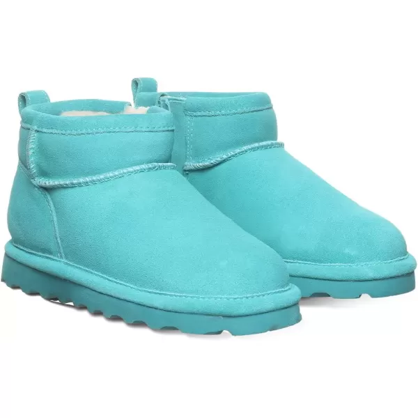 imageBEARPAW Shorty Youth Boot  Youths Ankle Boot  Youths Slip On Boot  Comfortable Winter Boot  Multiple Colors ampamp SizesLiquid Turquoise