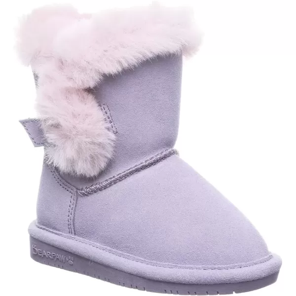 imageBEARPAW Toddler Betsey Girls Multiple Colors  Toddlers Boot Classic Suede  Kids Slip On Boot  Comfortable Winter BootWisteria