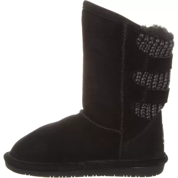 imageBEARPAW Youth Boshie Multiple Colors  Youths Boot Classic Suede  Kids Slip On Boot  Comfortable Winter BootBlack Ii