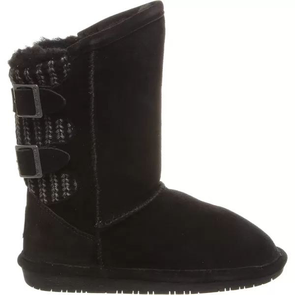 imageBEARPAW Youth Boshie Multiple Colors  Youths Boot Classic Suede  Kids Slip On Boot  Comfortable Winter BootBlack Ii