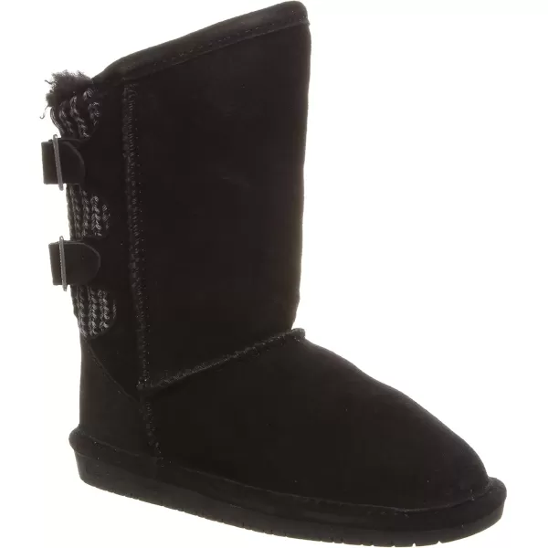 imageBEARPAW Youth Boshie Multiple Colors  Youths Boot Classic Suede  Kids Slip On Boot  Comfortable Winter BootBlack Ii