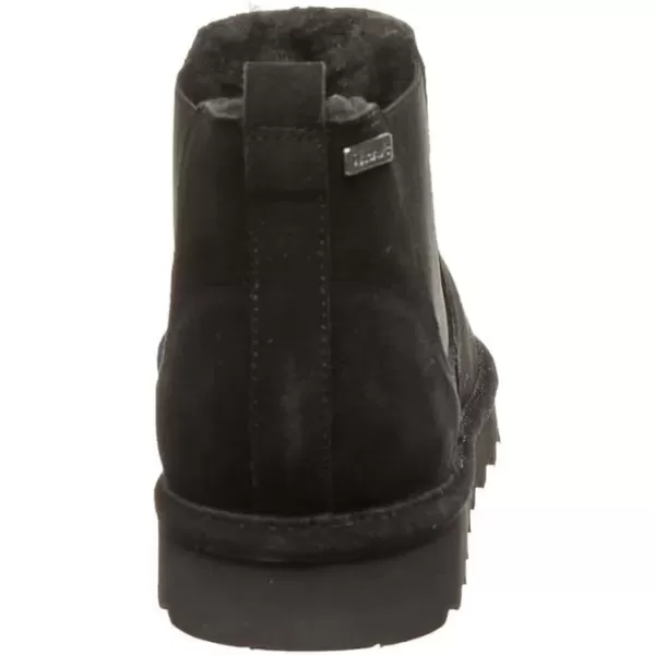 imageBEARPAW Mens Drew Multiple Colors  Mens Ankle Boot  Mens Slip On Boot  Comfortable Winter BootBlack Ii
