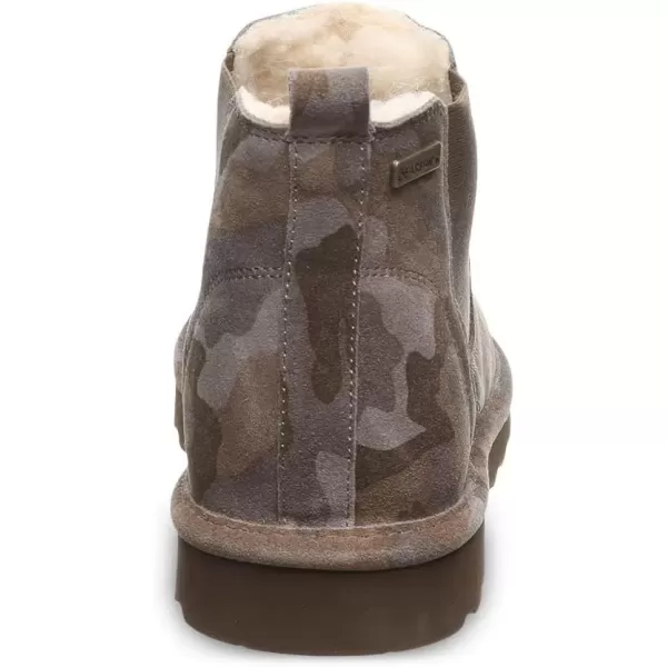 imageBEARPAW Mens Drew Multiple Colors  Mens Ankle Boot  Mens Slip On Boot  Comfortable Winter BootEarth Camo