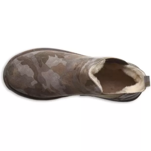 imageBEARPAW Mens Drew Multiple Colors  Mens Ankle Boot  Mens Slip On Boot  Comfortable Winter BootEarth Camo