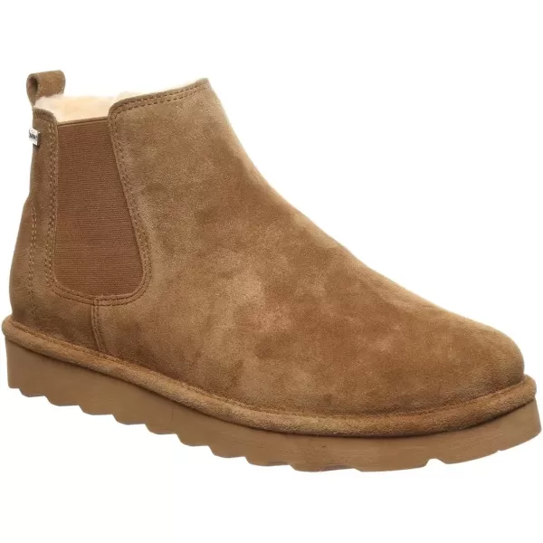 imageBEARPAW Mens Drew Multiple Colors  Mens Ankle Boot  Mens Slip On Boot  Comfortable Winter BootHickory Ii