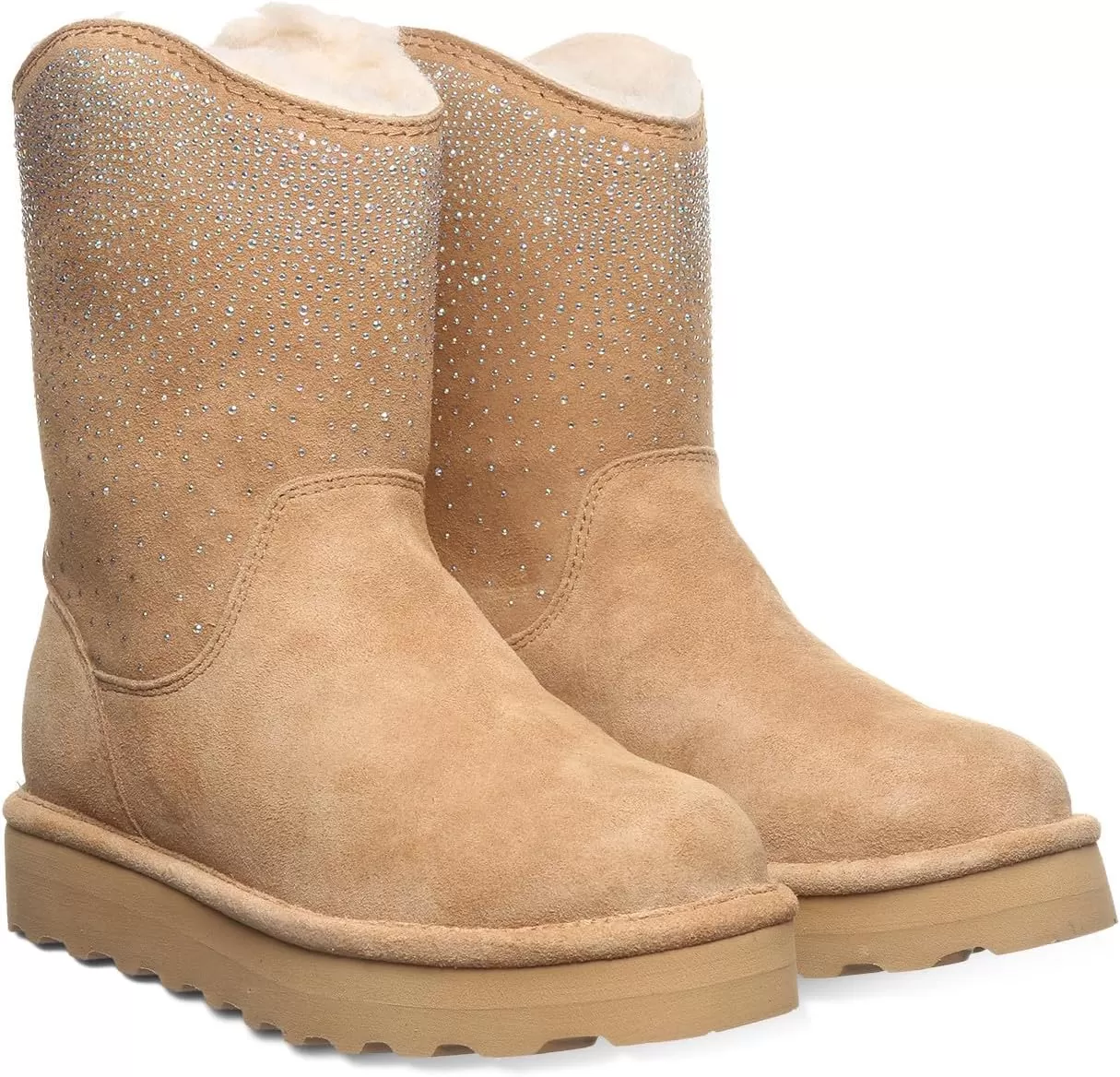 imageBEARPAW Womens Glam Platform Lo  Womens Boot Classic Suede  Womens Pull On Boot  Comfortable Winter Boot  Multiple Colors ampamp Sizes