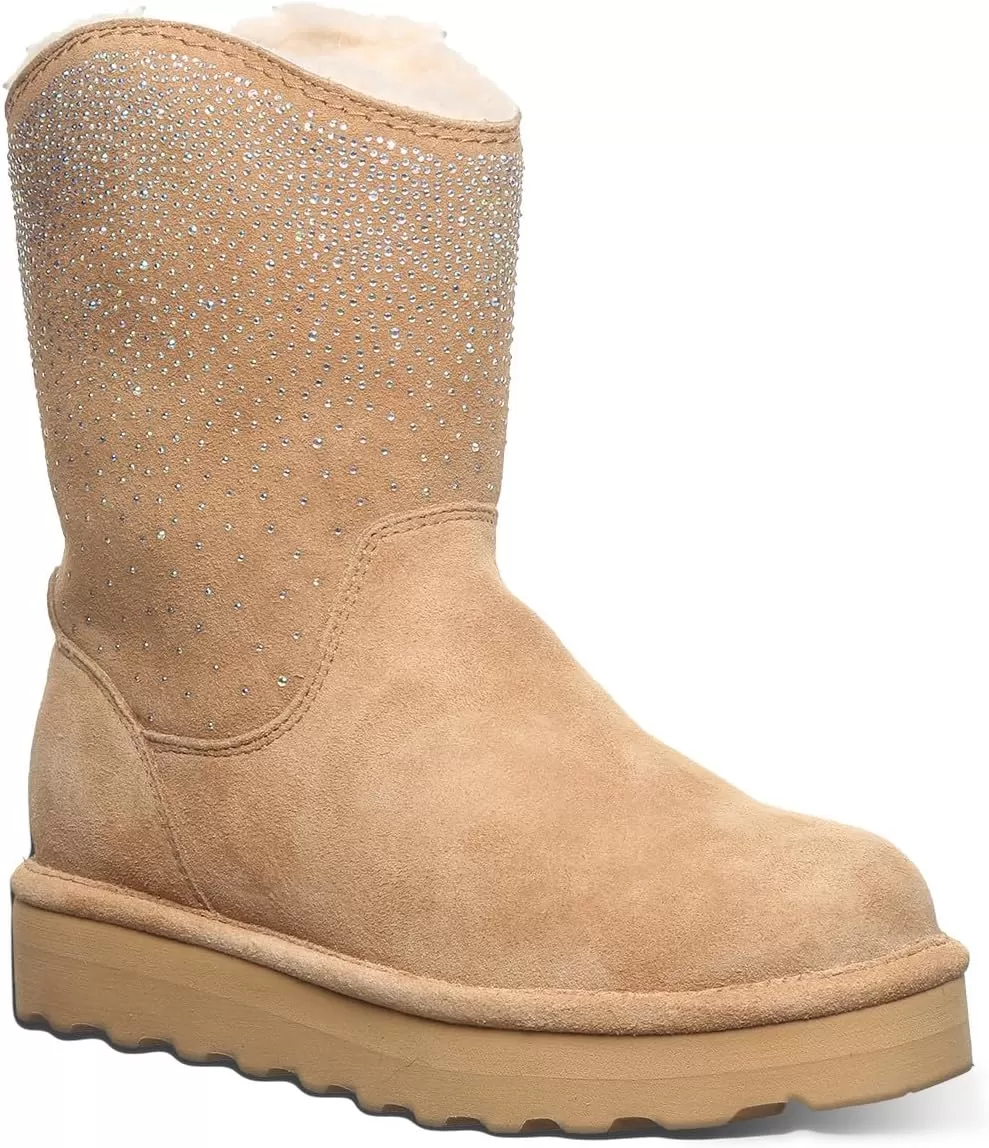 imageBEARPAW Womens Glam Platform Lo  Womens Boot Classic Suede  Womens Pull On Boot  Comfortable Winter Boot  Multiple Colors ampamp Sizes