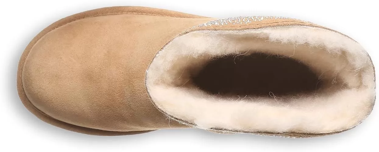 imageBEARPAW Womens Glam Platform Lo  Womens Boot Classic Suede  Womens Pull On Boot  Comfortable Winter Boot  Multiple Colors ampamp Sizes