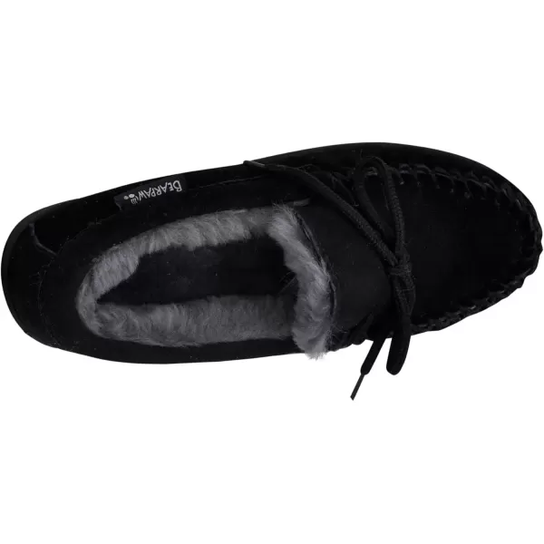 imageBEARPAW Womens Mindy Multiple Colors  Womens Slippers  Womens Shoes  Comfortable ampamp LightWeightBlackGrey Fur