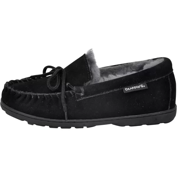 imageBEARPAW Womens Mindy Multiple Colors  Womens Slippers  Womens Shoes  Comfortable ampamp LightWeightBlackGrey Fur